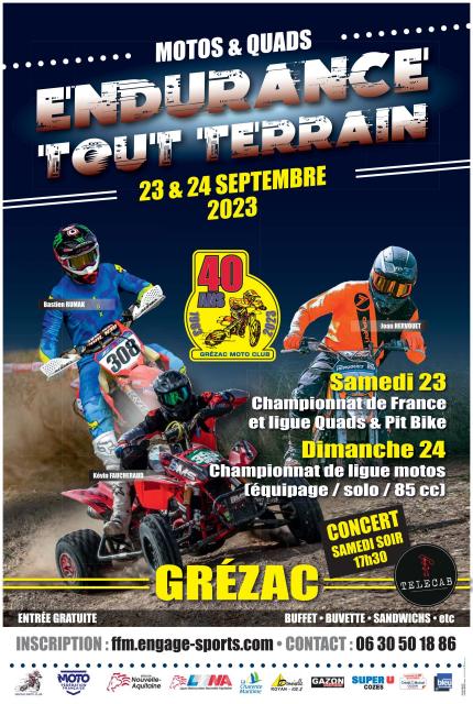 Affiche endurance 2023